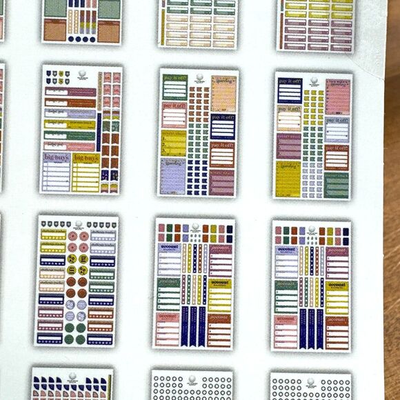 Agenda 52 Sticker Book Budget Foiled 2288 Pieces Planner Expenses Budgeting - Picture 5 of 16